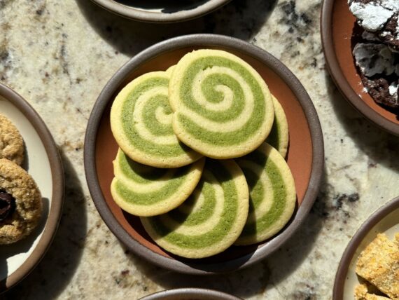 matcha pinwheels
