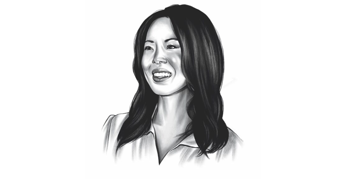 A portrait of a woman