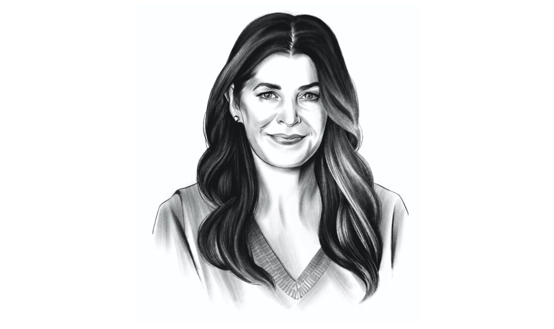 A portrait of a woman