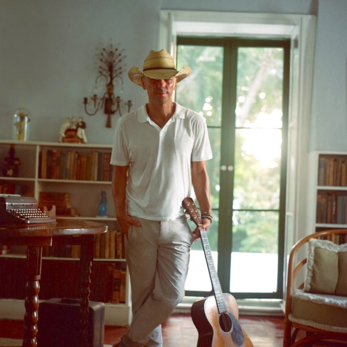 Kenny Chesney during an inspirational visit to the Ernest Hemingway Home & Museum in Key West while working on his new book.