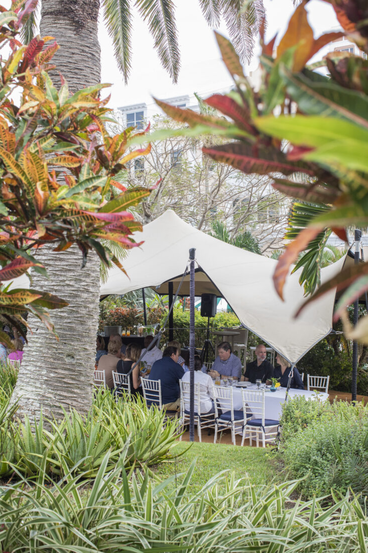 Lunch begins at the historic Rosedon Hotel.