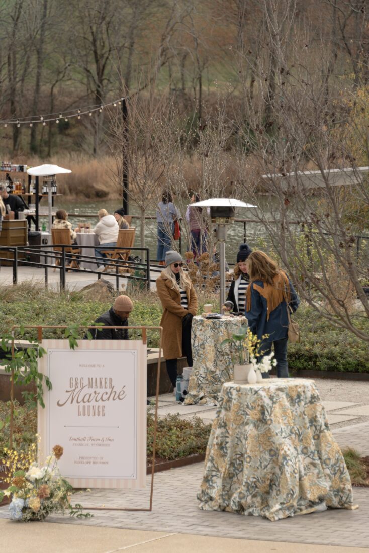 The sustainable farm and resort provides the perfect backdrop for the finale of the Maker Marché series.