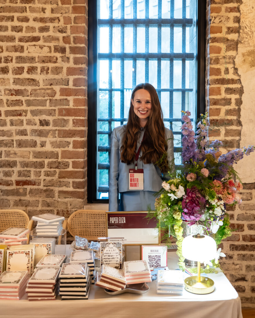 Birmingham-based stationer Eliza Weaver of Paper Eliza.