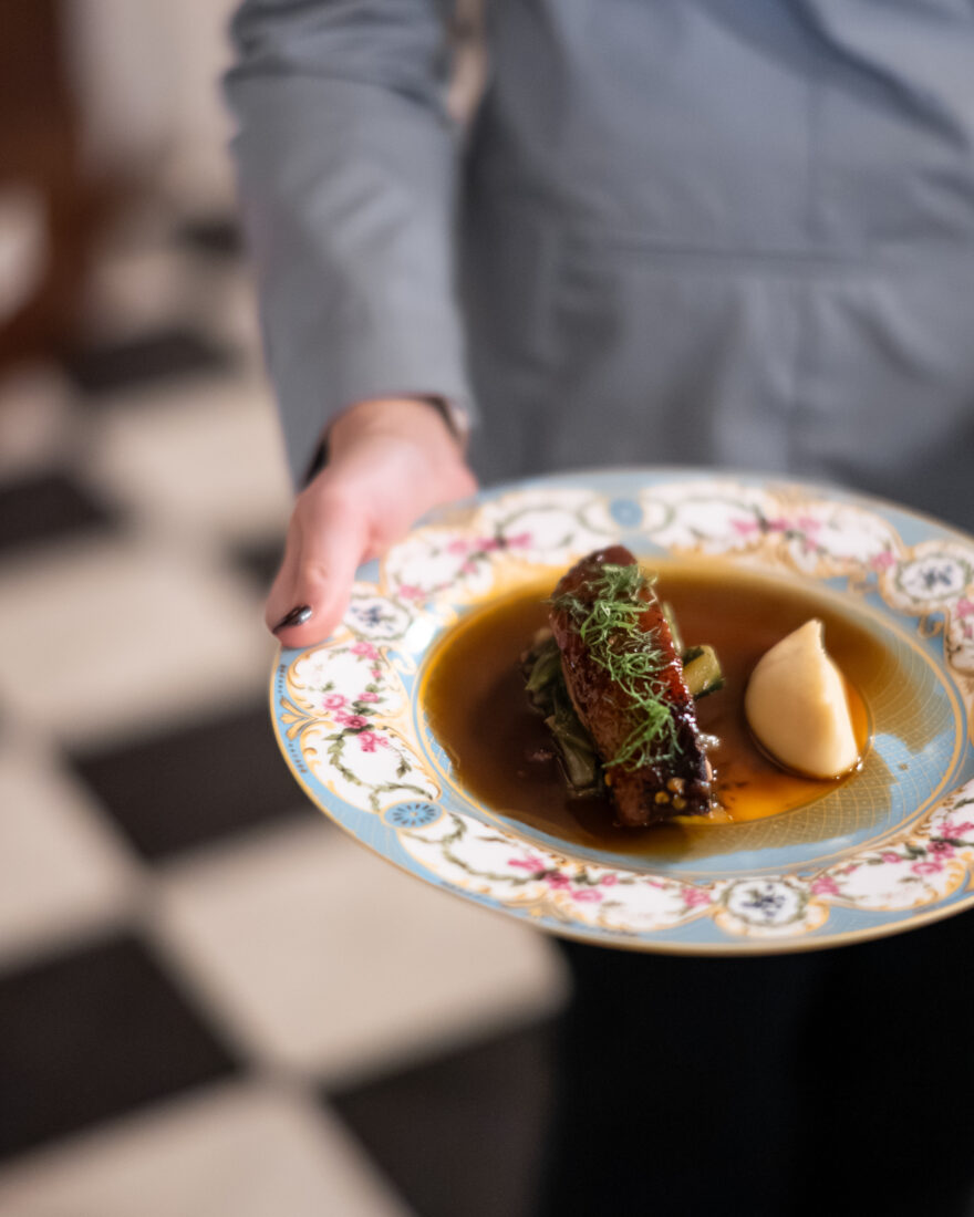 Braised duck prepared by chef Shuai Wang of Jackrabbit Filly and King BBQ.