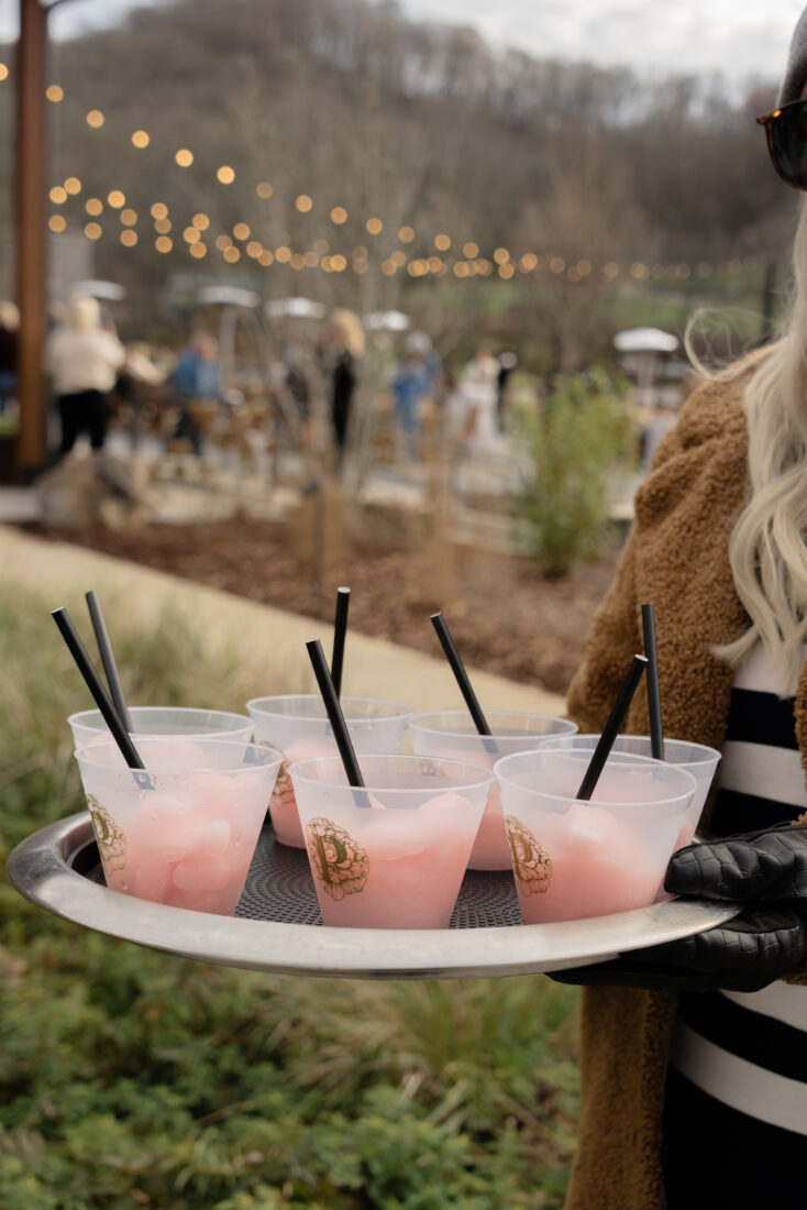 The Nellie, a Penelope Four Grain strawberry lemonade slushie.