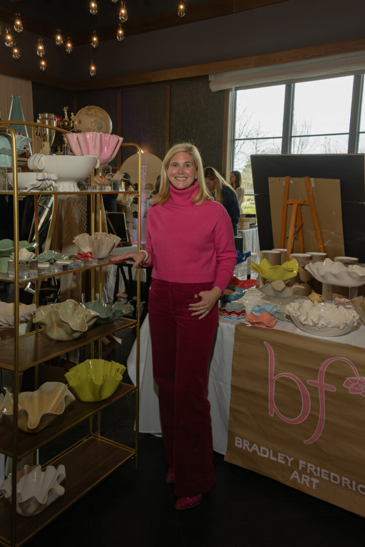 Bradley Friedrich showcases her sculptural ceramic pieces.