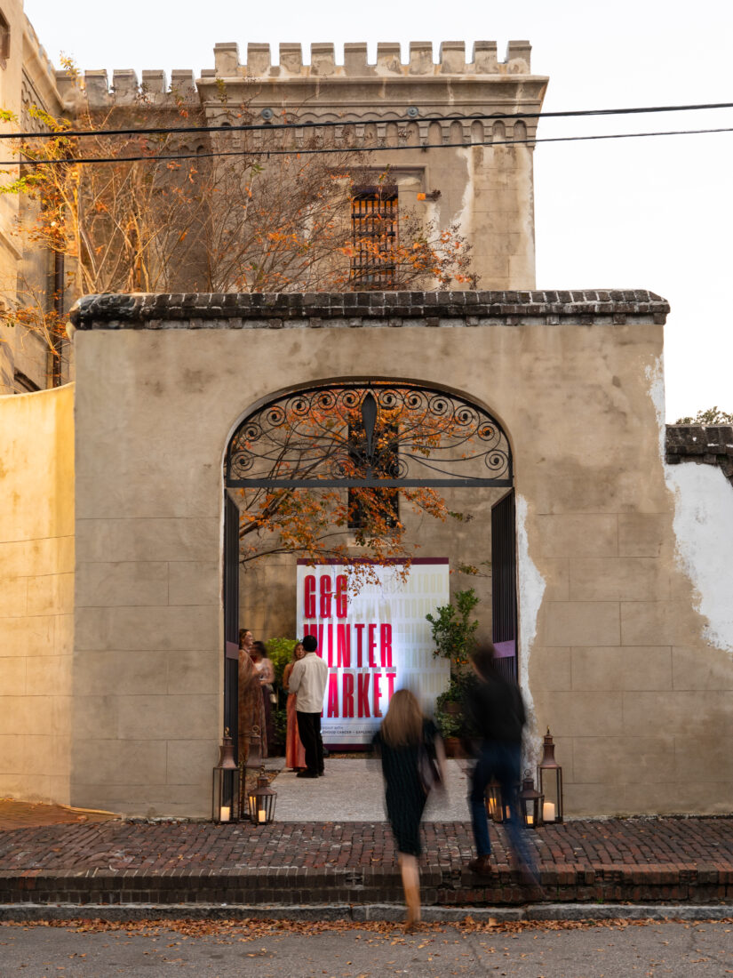 Guests arrive at 21 Magazine for the Winter Market Preview Party.