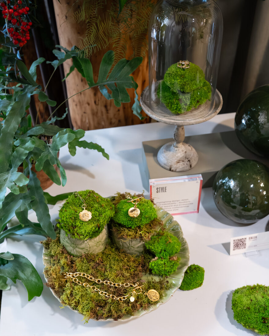 The China Cabinet collection by Susan Shaw and fine jewelry by Glen & Effie, both style category runners up in the 2025 Made in the South Awards.