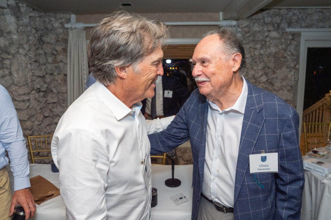 A portrait of two men