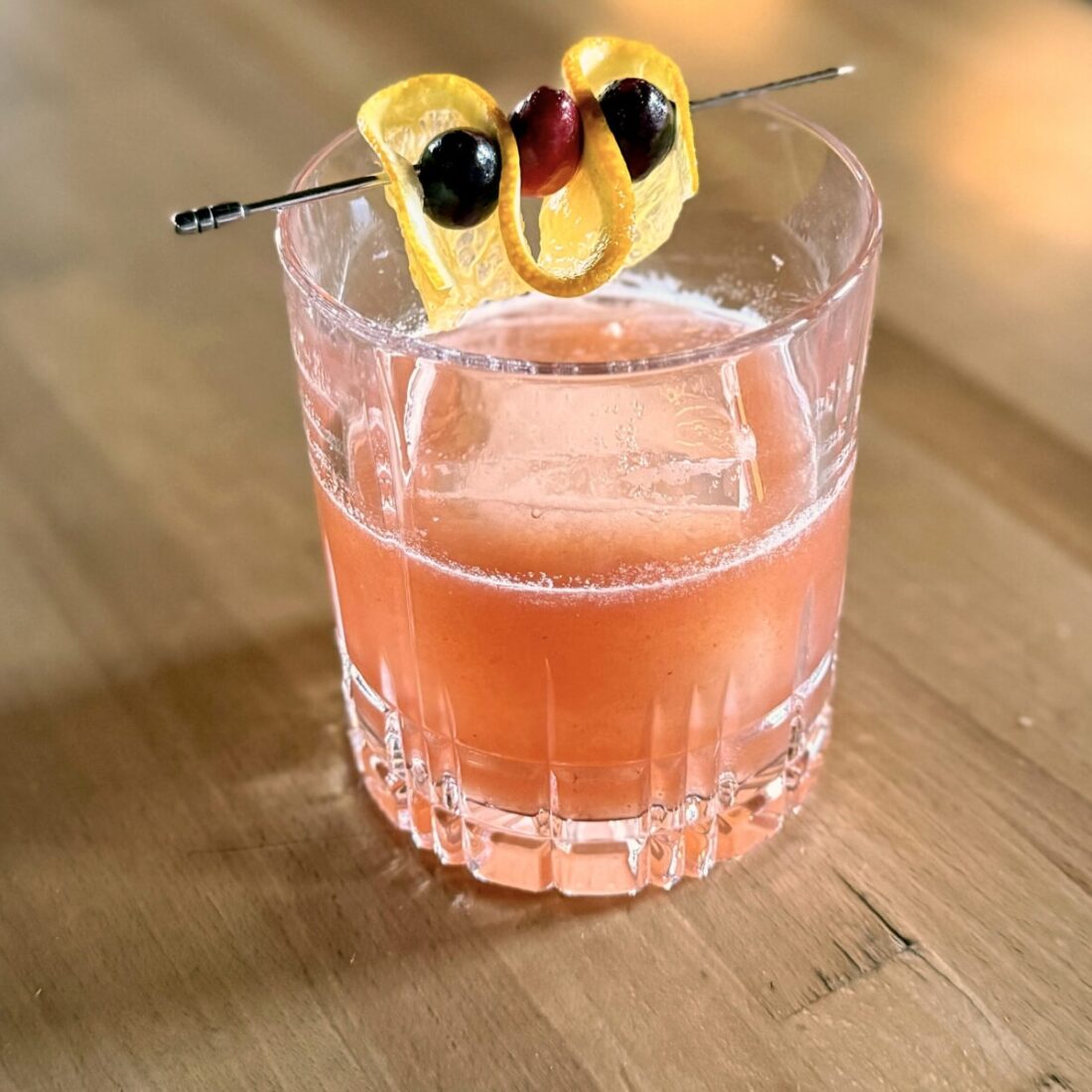 cranberry old-fashioned