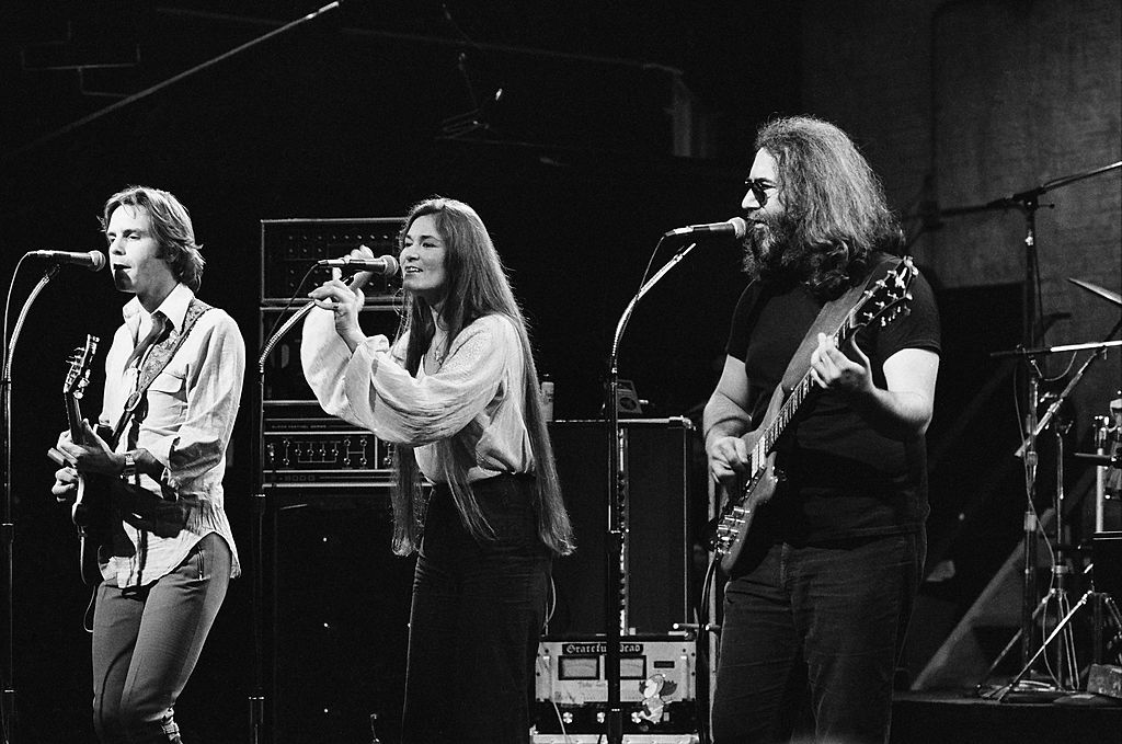 A portrait of a woman on stage