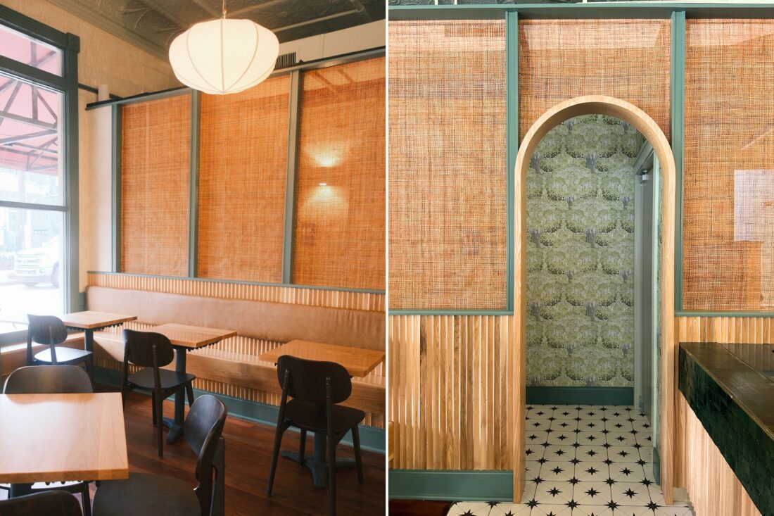 Inside a coffee shop