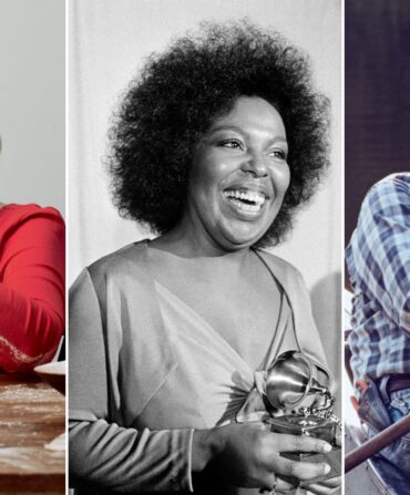 Portraits of Nathalie Dupree; Roberta Flack; Flip Pallot.