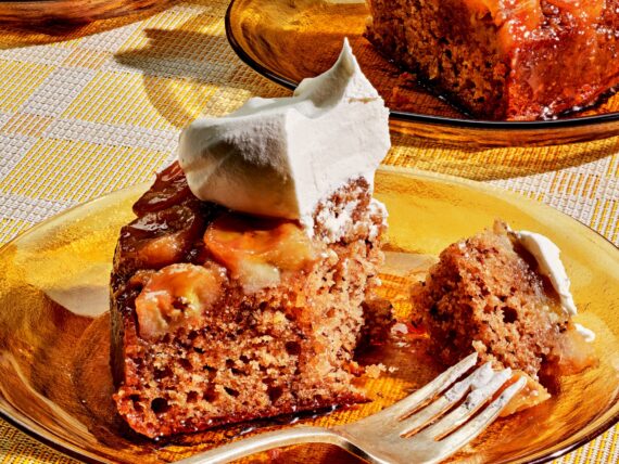 banana upside down cake