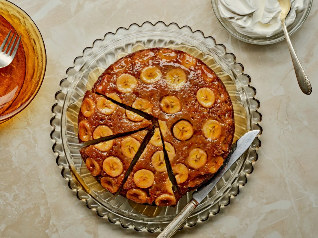 banana upside down cake