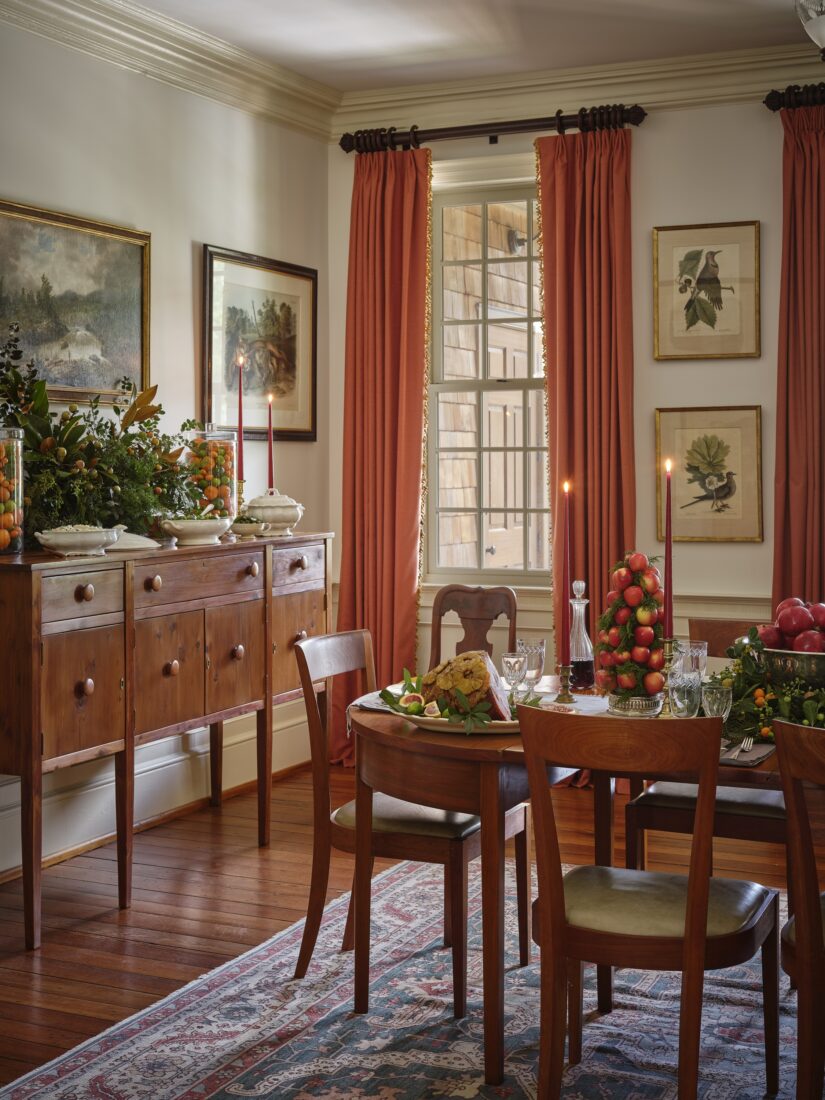 a dining room