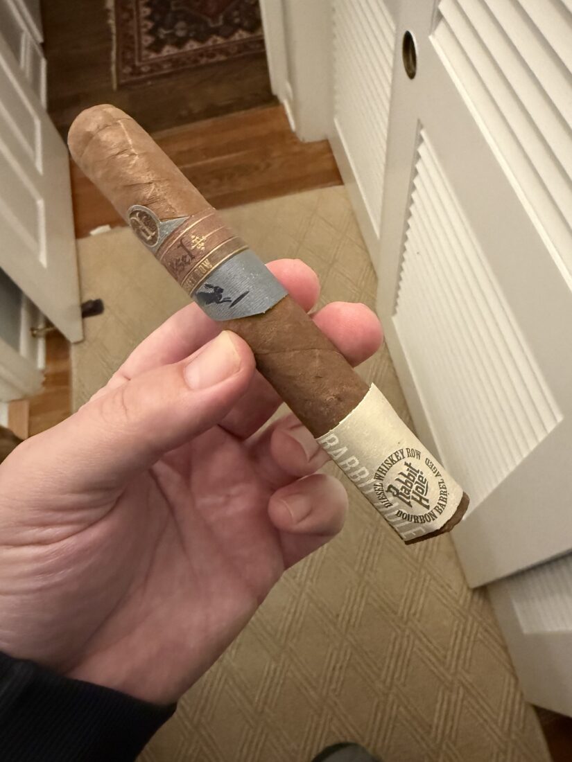 a cigar