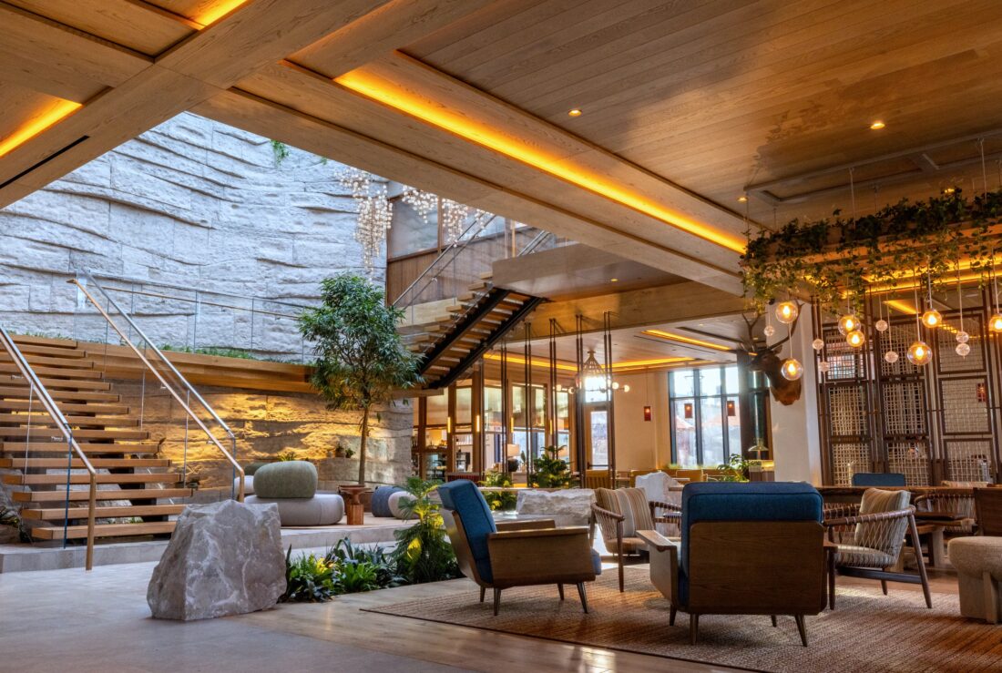 hotel lobby interior