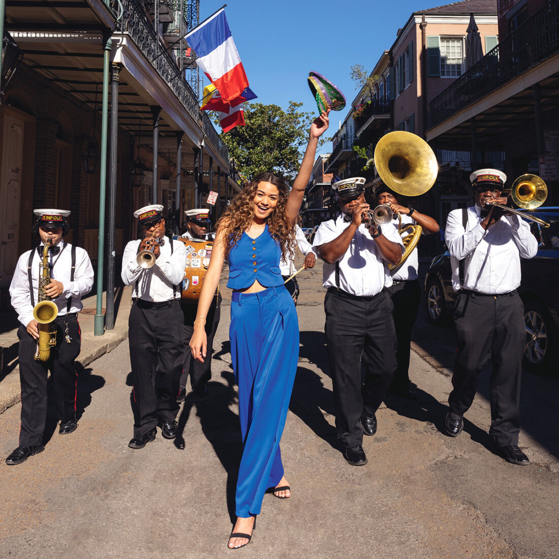 Žena na čelu limene glazbe