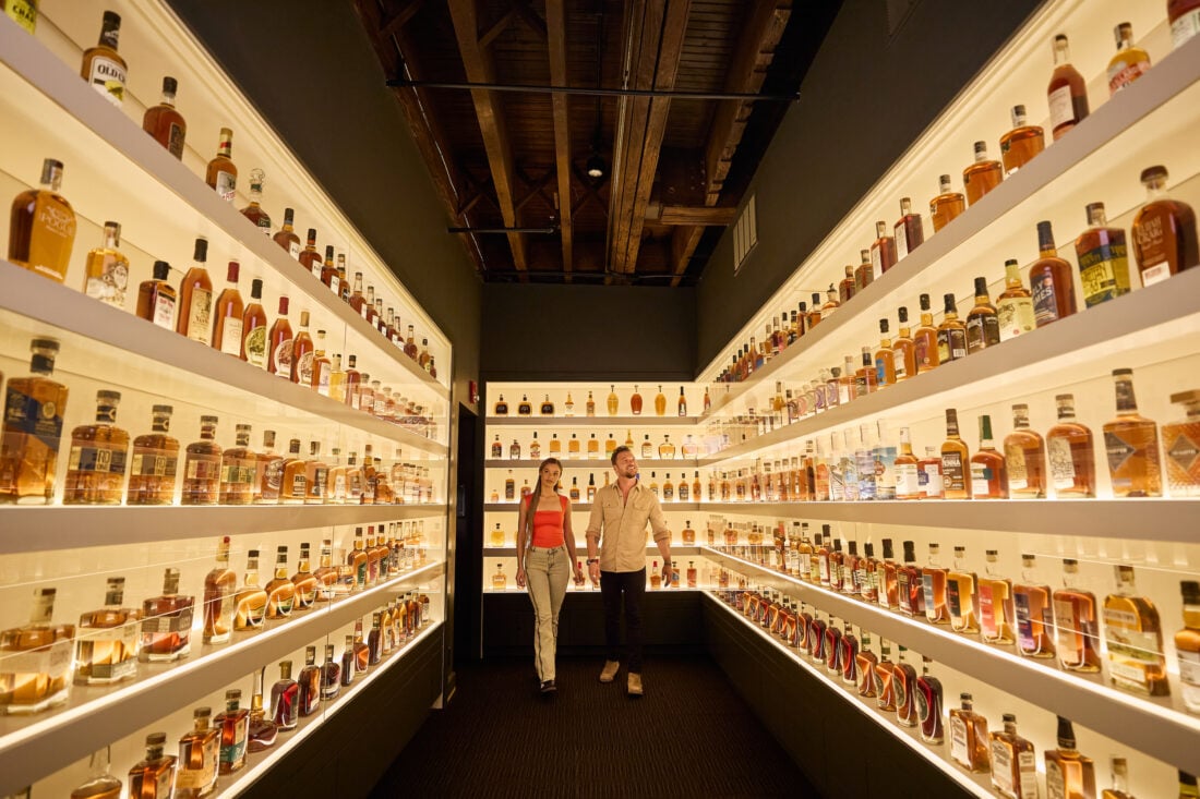 A bottle hall
