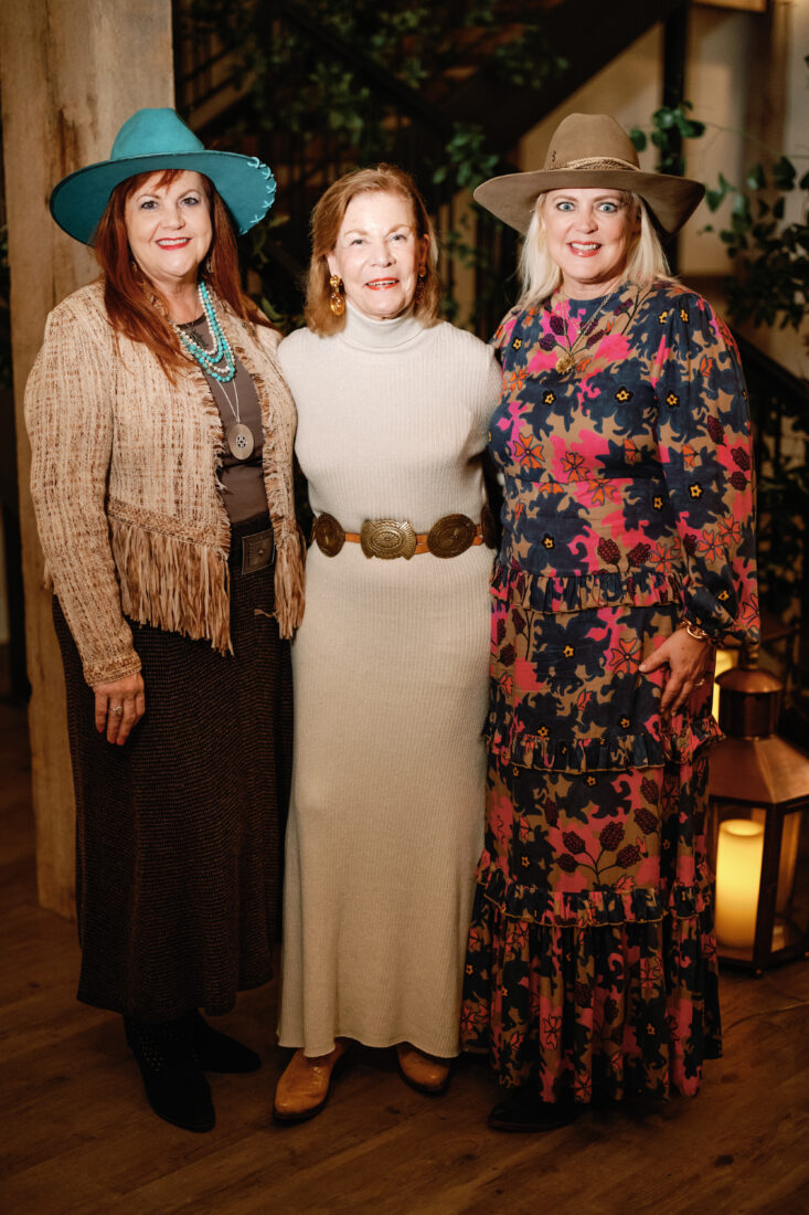 Helen Hill, Explore Charleston president & CEO; Rebecca Wesson Darwin, president & CEO of G&G; and Catherine Dority, Explore Charleston vice president of marketing.