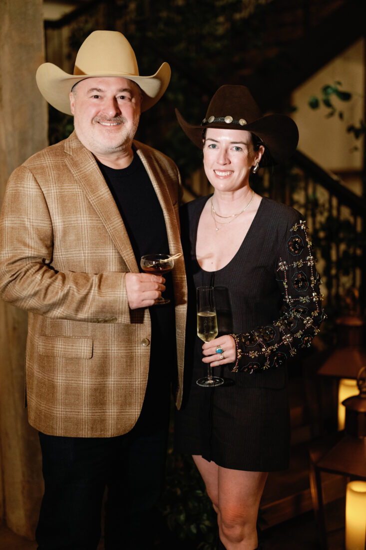 Christian Bryant, G&G senior vice president and publisher, and Jenna Calhoun, Turtlebox Audio marketing director.