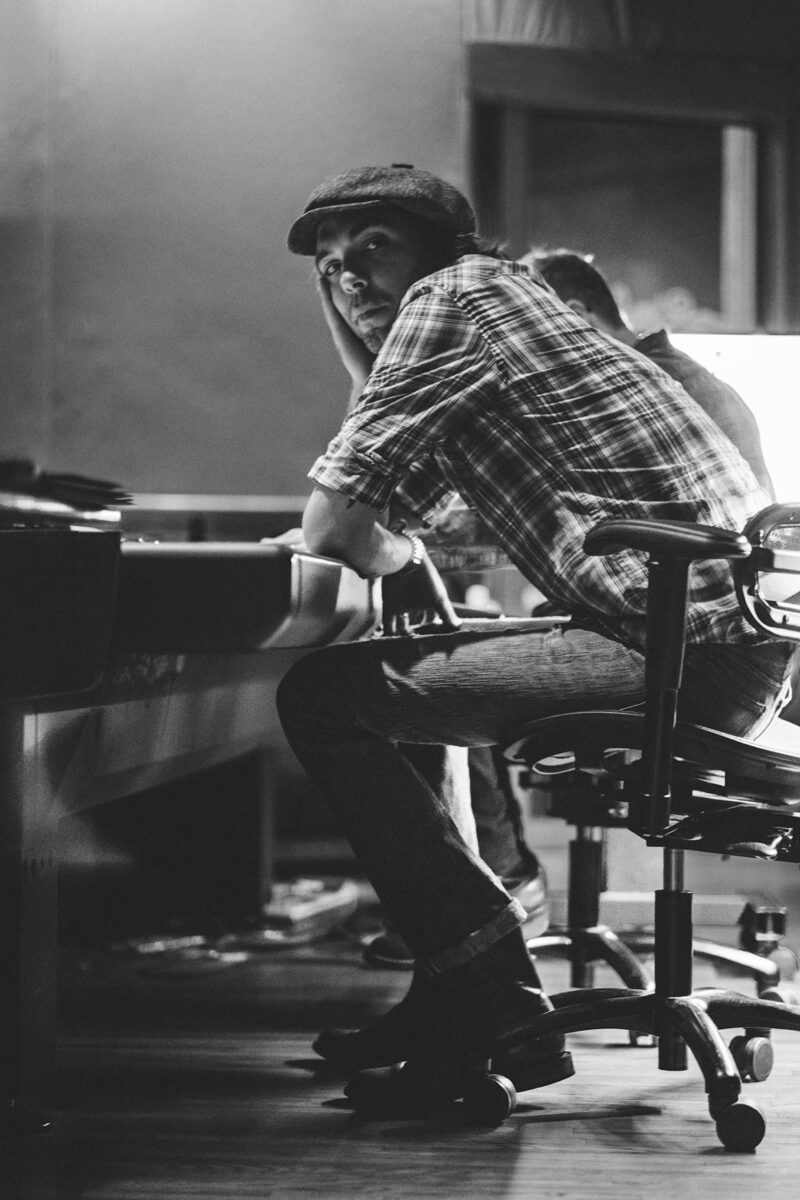 A man in a studio