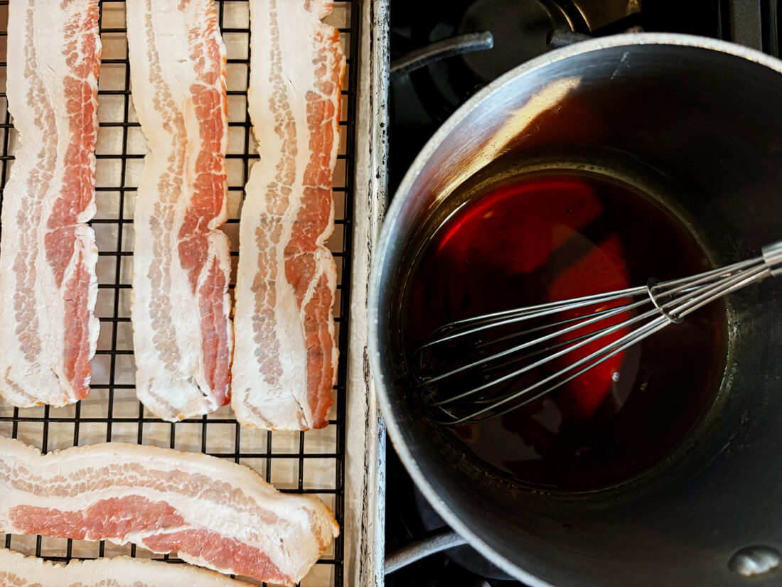 Bourbon pecan bacon