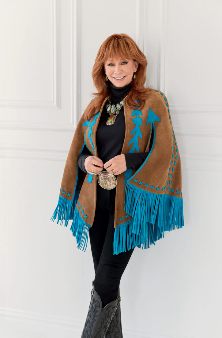 A portrait of Reba McEntire