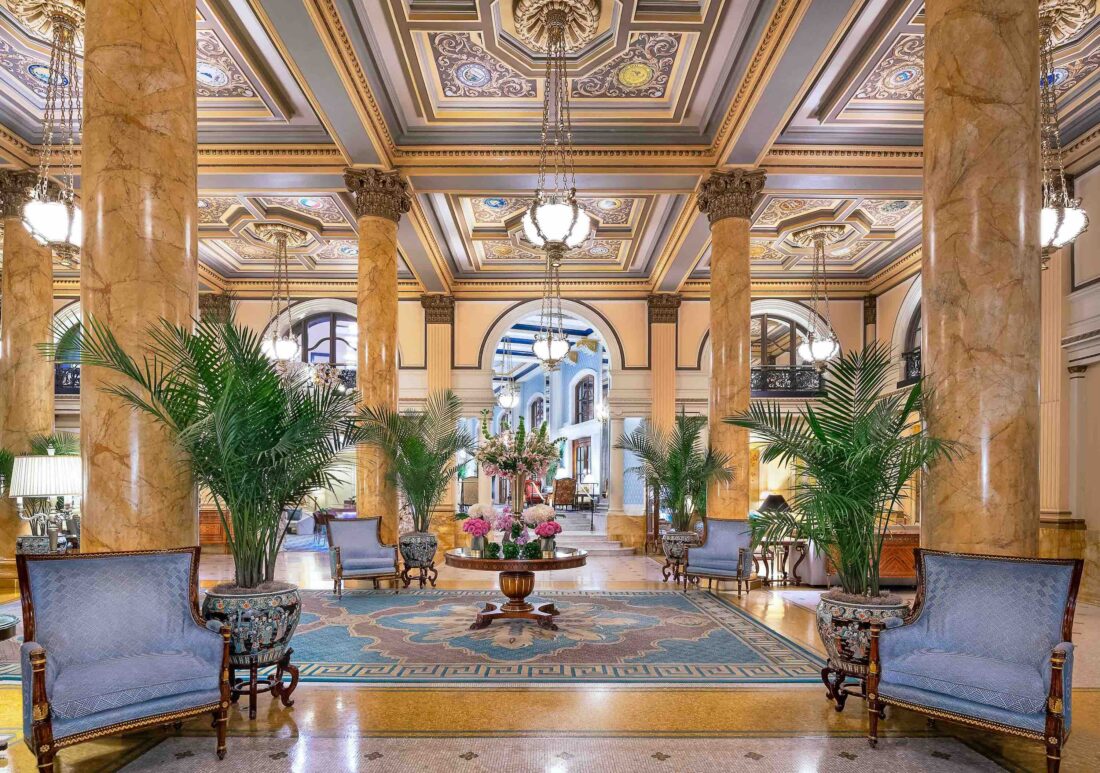 An ornate lobby
