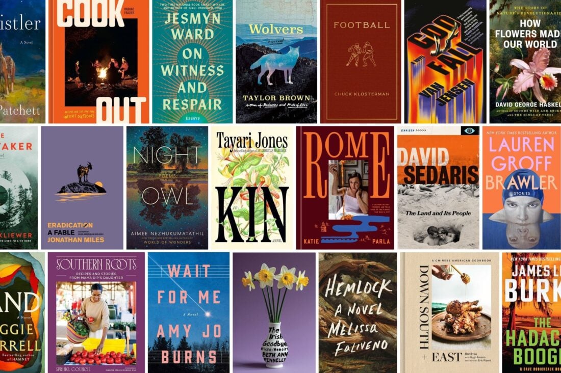 A collage of book covers