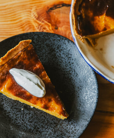 A slice of vinegar pie