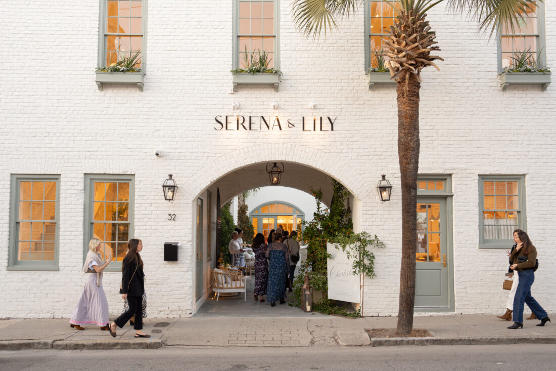 Serena & Lily opens its doors to Charleston at its new home on 32 Cumberland Street.