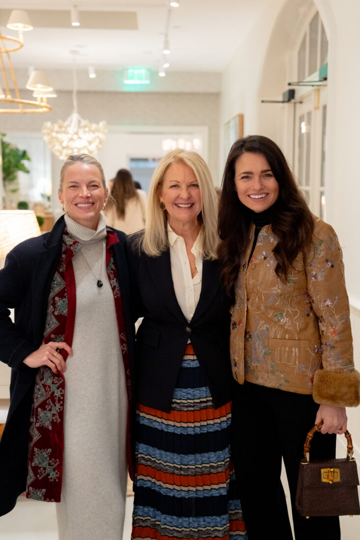 Kate Towill, Lori Greeley, Serena & Lily CEO, and Jamie Dewberry.