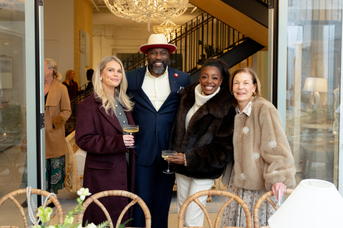 Madison Lecroy, Matt Walker, Penelope Bourbon brand ambassador, Venita Aspen, and Rebecca Darwin, G&G president and CEO.