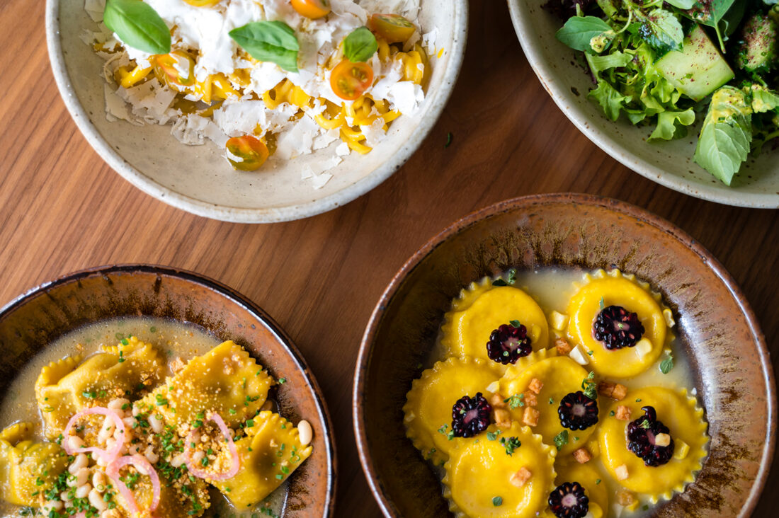 Agnolotti and anolini plates