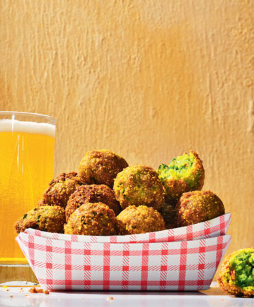 A basket of hush puppies