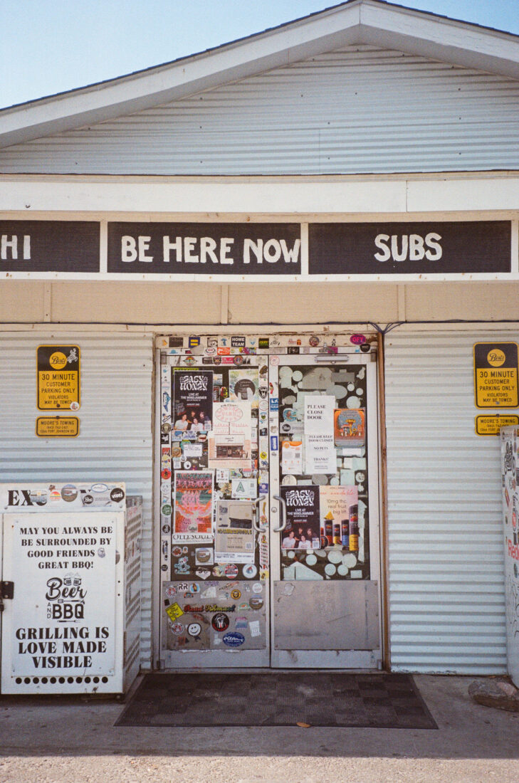 A grocery store entrance