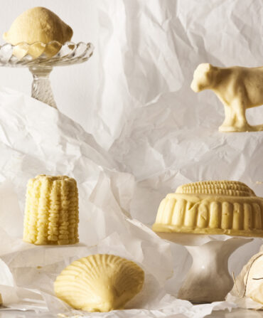 Sculptures of butter