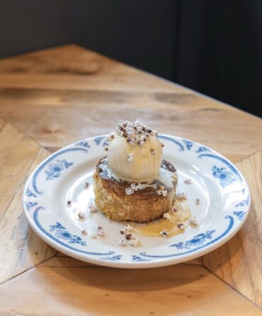 Cornbread on a plate