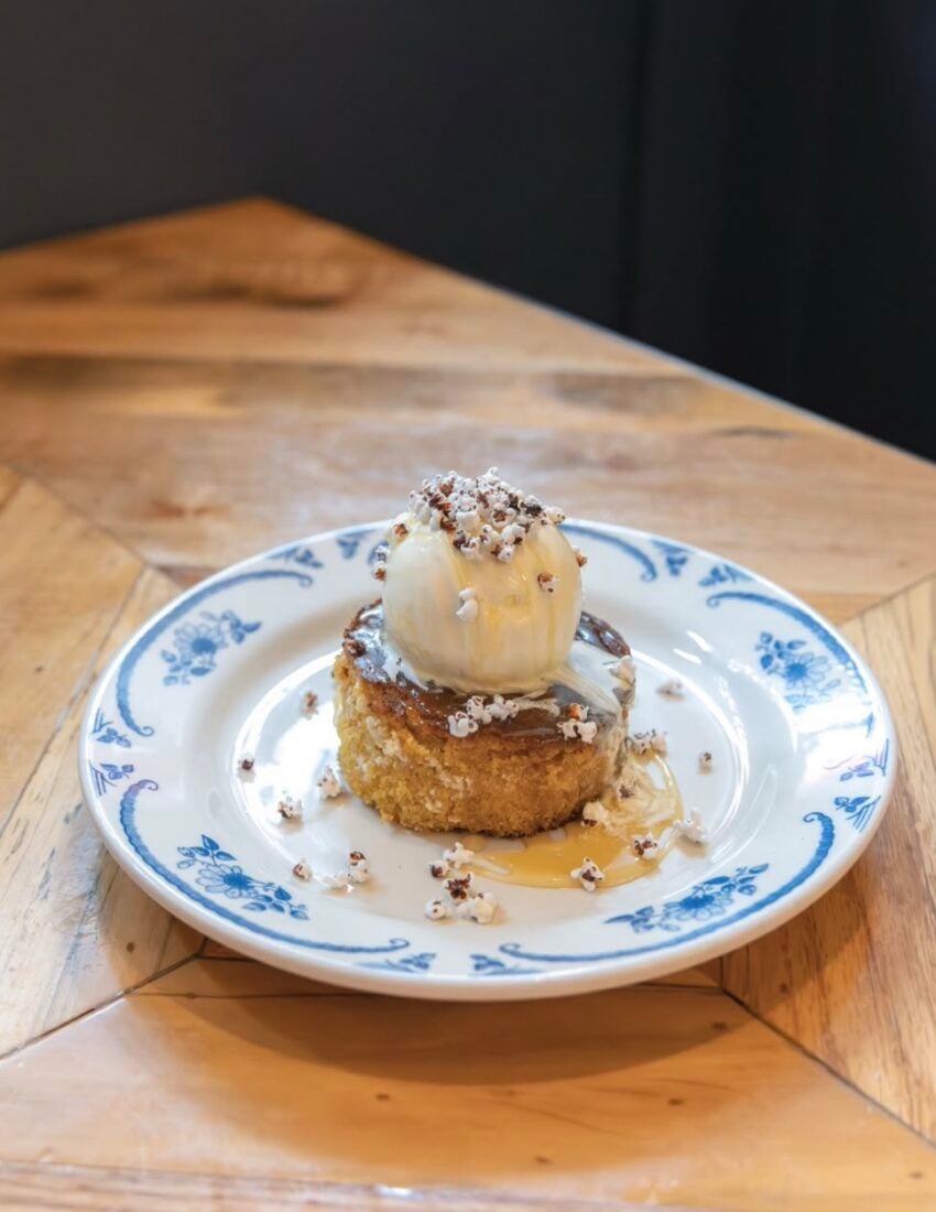 Cornbread on a plate