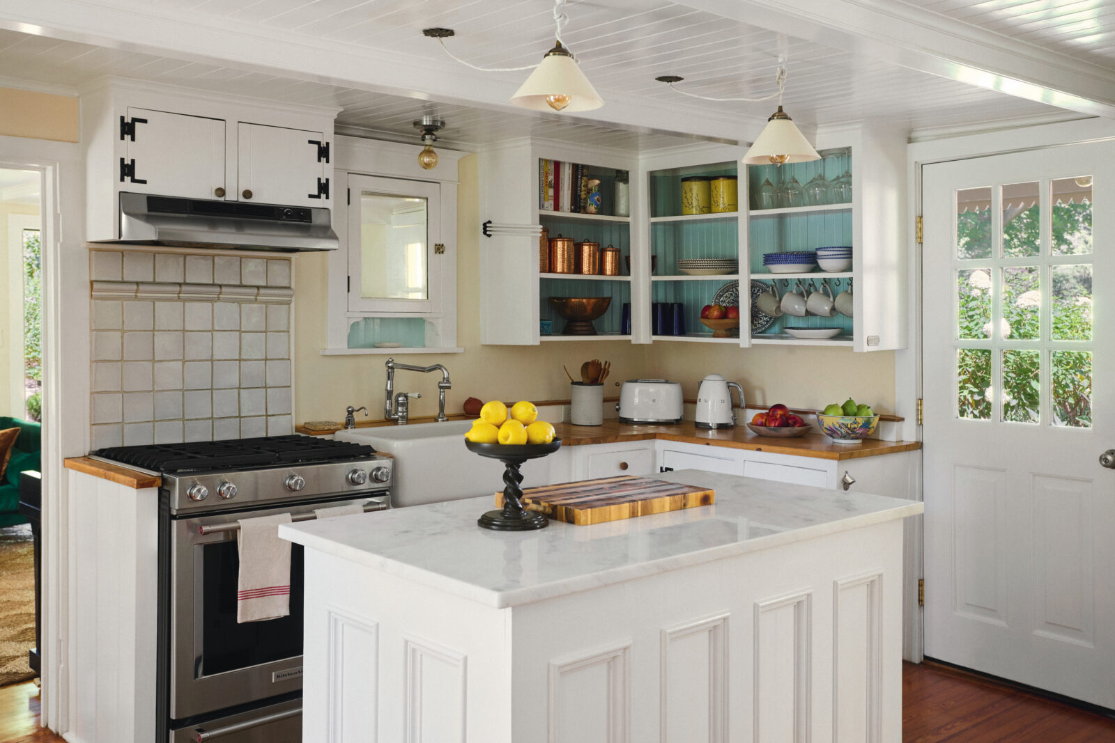 A kitchen in a farmhouse