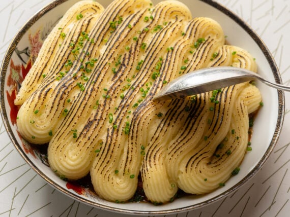 A bowl of shepherds pie