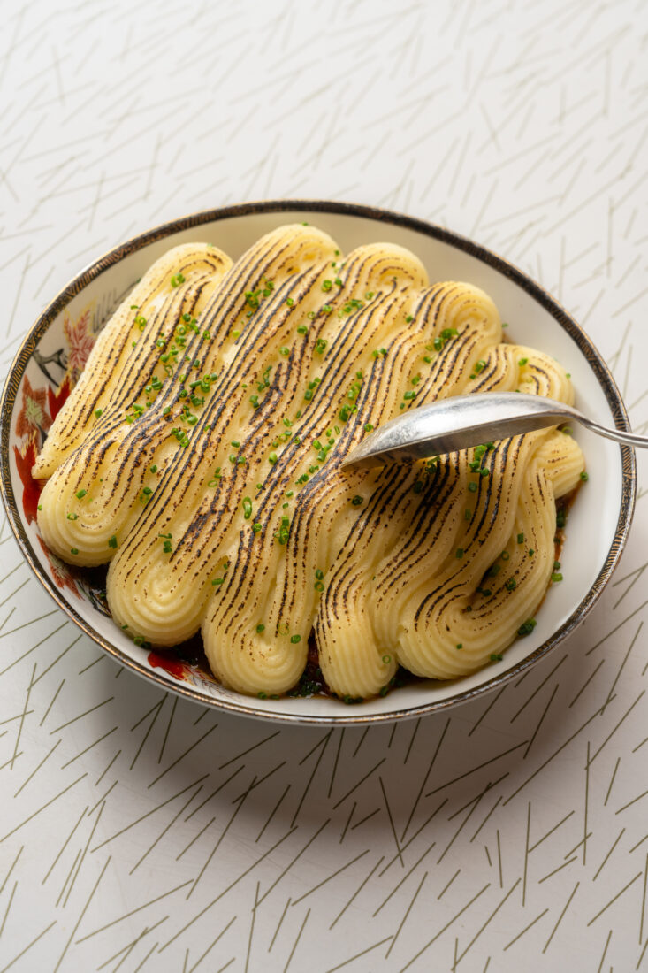 A bowl of shepherds pie