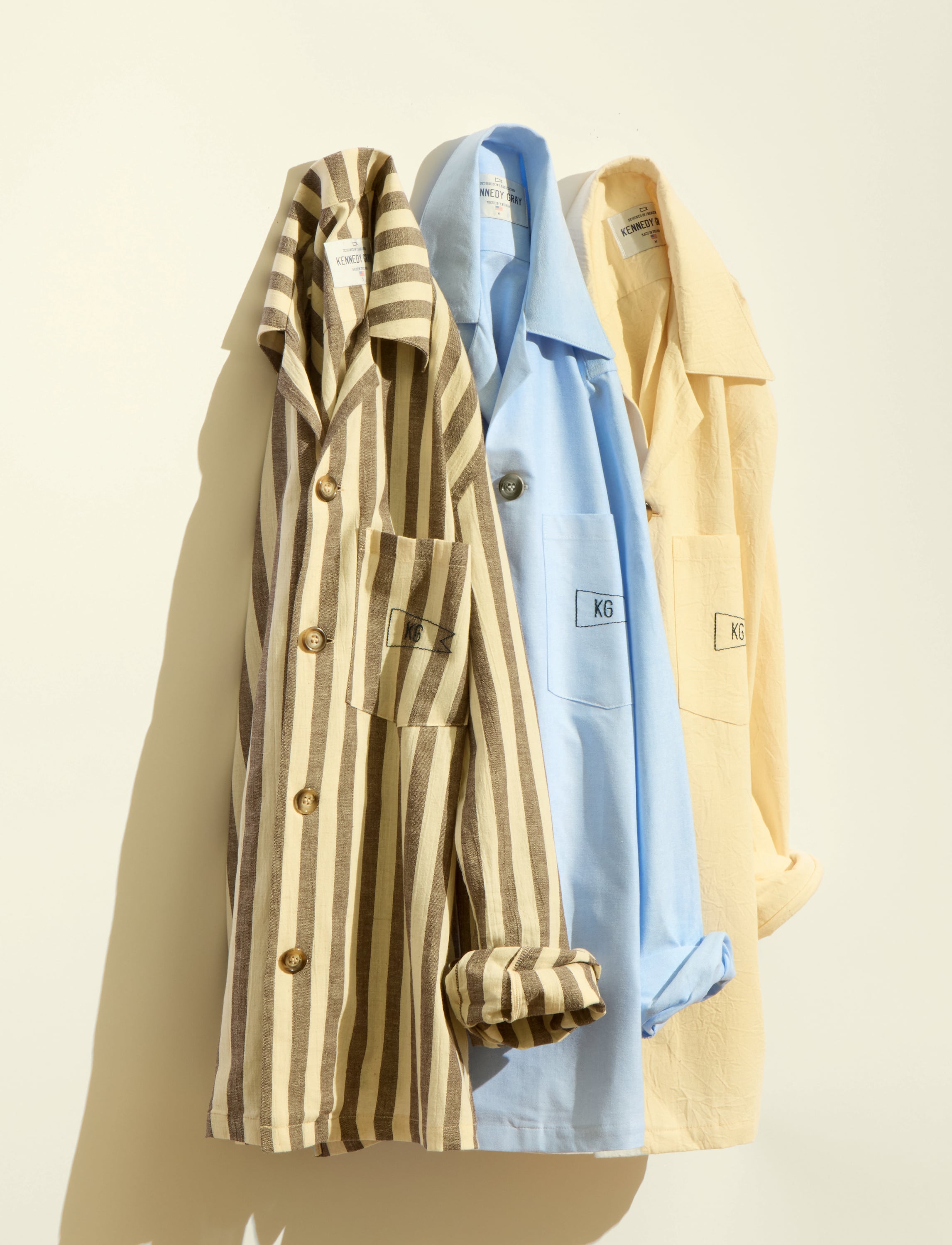 Three collared shirts