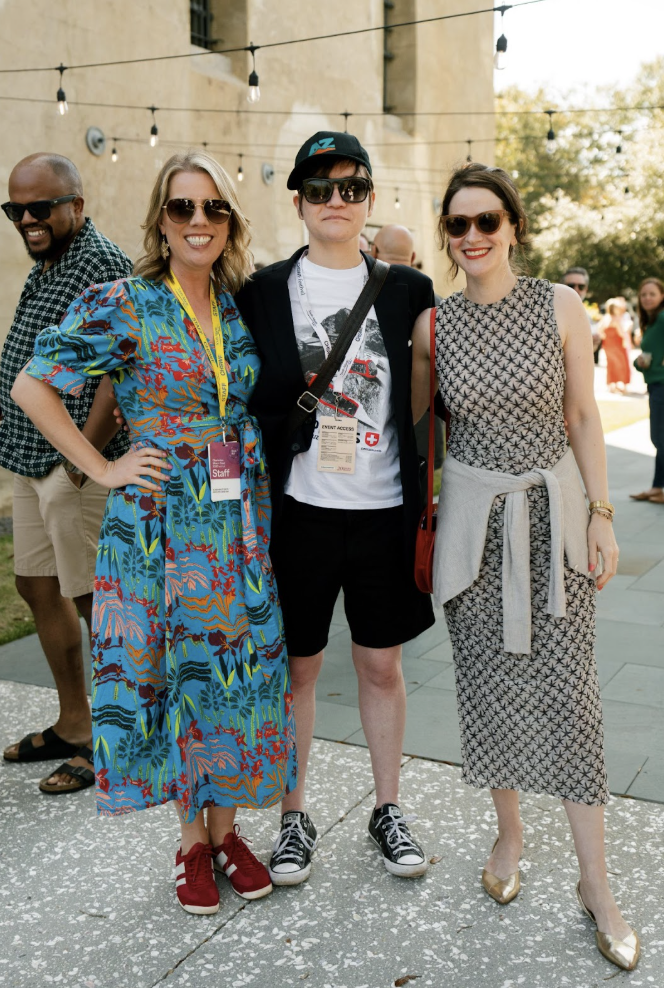 Alyssa Maute Smith, Charleston Wine + Food executive director, Kate Garber, and Kat Craddock, SAVEUR editor in chief and CEO. 