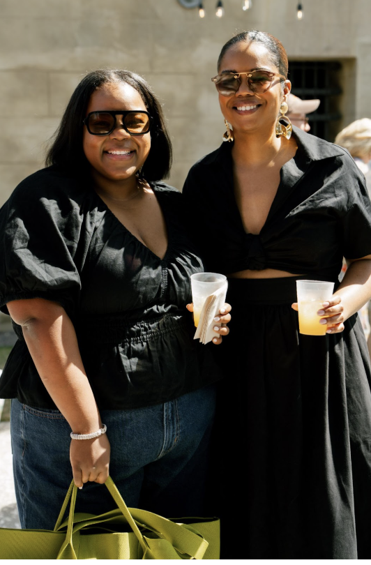 Megan White and Jailyn Marcel.