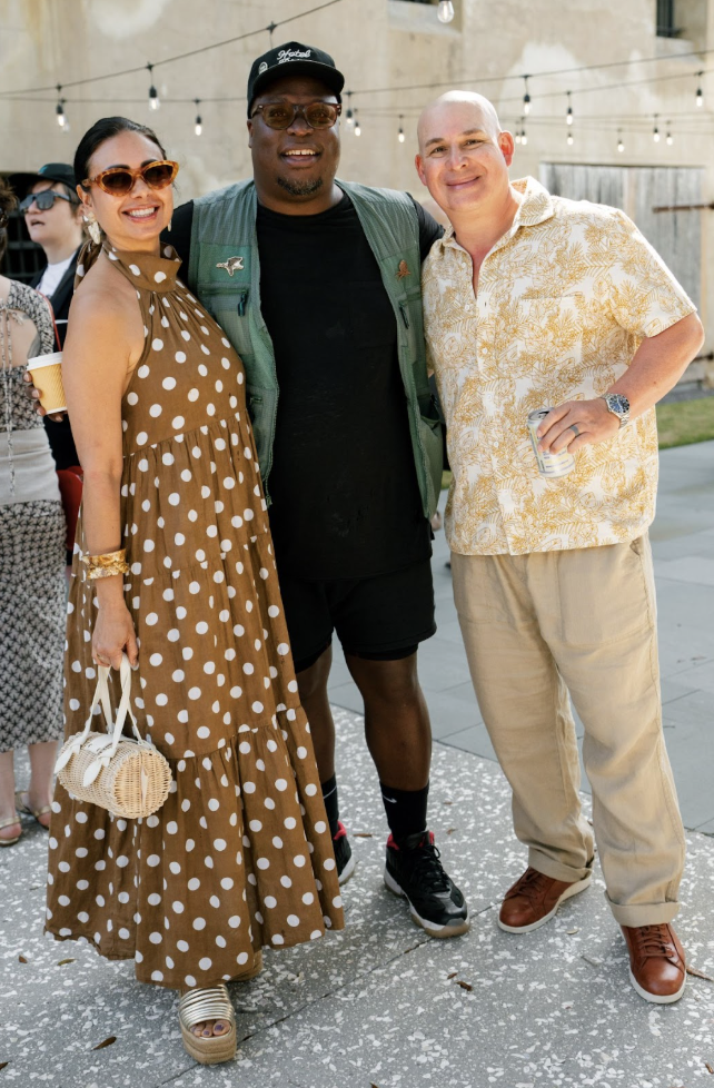 Andrea Serrano, KJ Kearney, and Gustavo Serrano.
&nbsp;