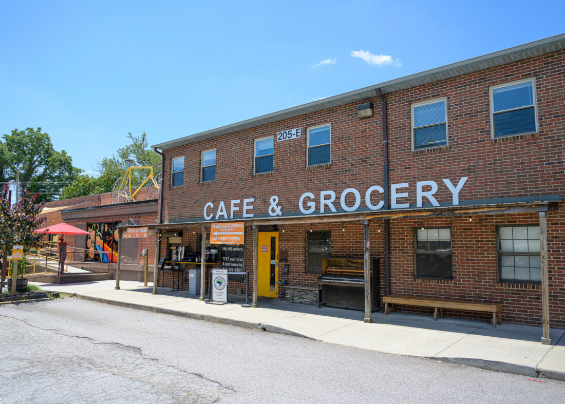 A cafe and grocery