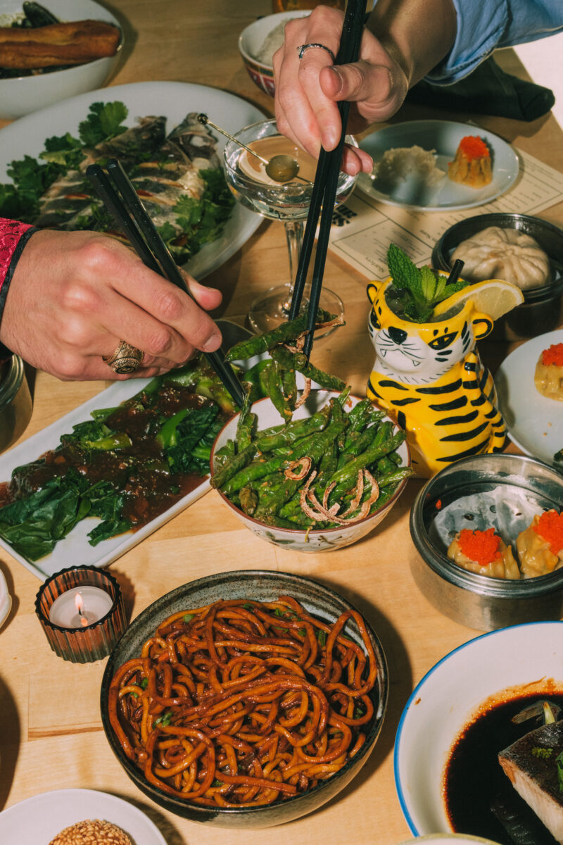 A spread of dim sum